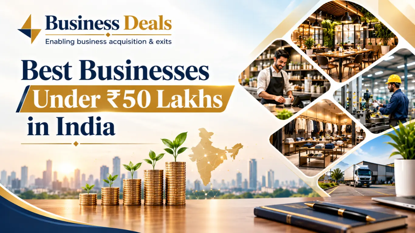 Best Businesses Under 50 Lakhs in India to Start or Buy in 2026